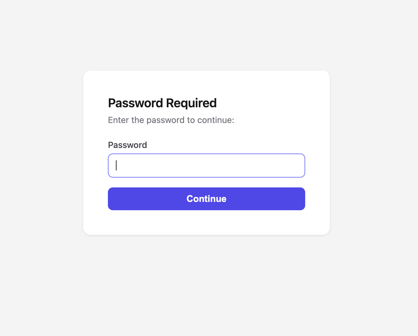 Link Manager Pro password protection prompt for visitors