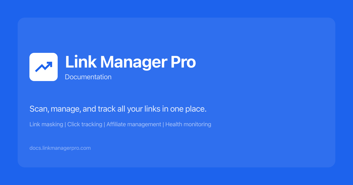 Link Manager Pro Quick Start — Your First Link in 5 Minutes | Link ...